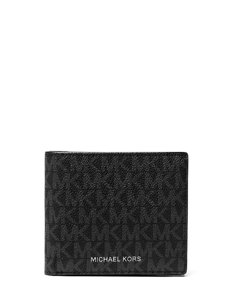 Michael Kors Cooper Black Billfold Monogram Wallet With Card Holder